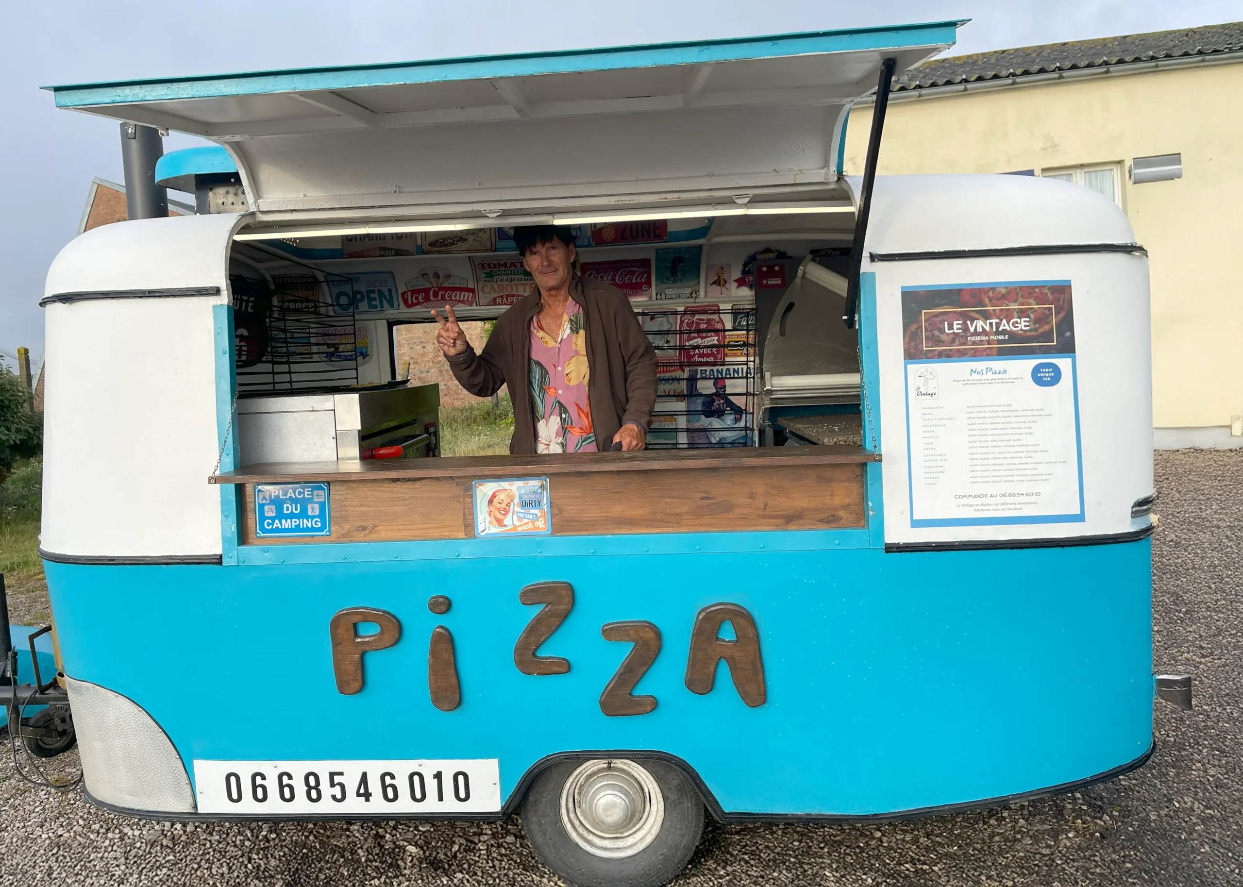 Le Vintage Camion Pizza Le vintage.
